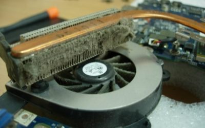 Cleaning the notebook cooling system